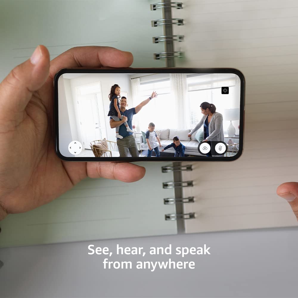Blink Mini Pan-Tilt with 1-Year Subscription Plus Plan| Rotating in...