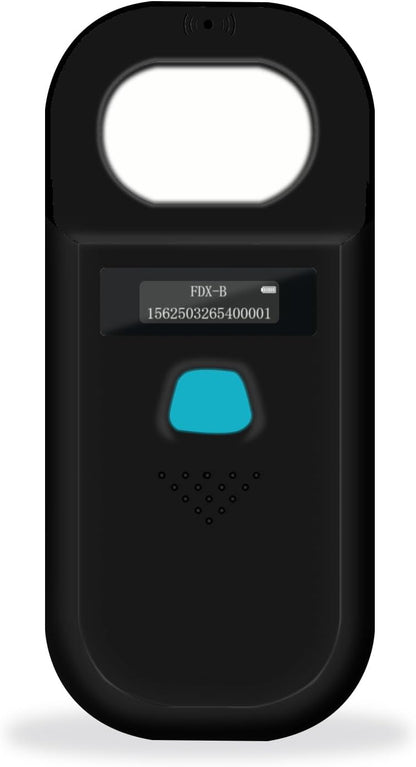 Smoostart Escáner de microchip para mascotas, ISO11784\/ISO11785\/F...