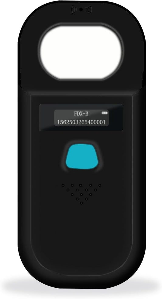 Smoostart Escáner de microchip para mascotas, ISO11784\/ISO11785\/F...