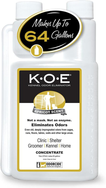Odorcide K.O.E. Eliminador de olores de albaricoque de 16 oz para o...