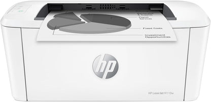 Impresora inalámbrica en blanco y negro HP LaserJet M110w, impresión, velocidades rápidas, configuración fácil, impresión móvil, ideal para equipos pequeños