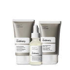 The Ordinary The Daily Set, rutina diaria de cuidado de la piel con limpiador de escualeno, ácido hialurónico 2% + B5 y factores hidratantes naturales + HA | Set de cuidado de la piel