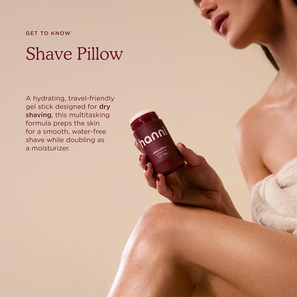 HANNI Almohadilla de Afeitado, Gel de Afeitar para Mujeres y Hombre...