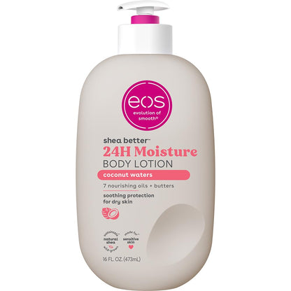 eos Shea Better Loción corporal Coconut Waters, cuidado de la piel...