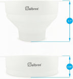 Salbree Tazón plegable de silicona para hacer palomitas de maíz par...