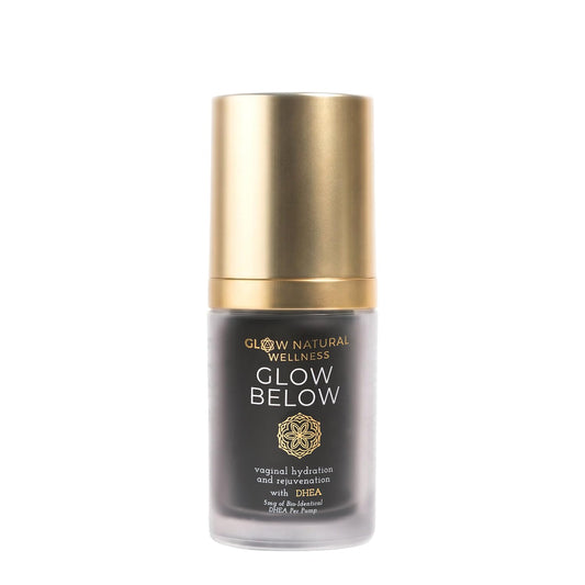 Glow Natural Wellness Glow Below - Suero femenino hidratante con ác...