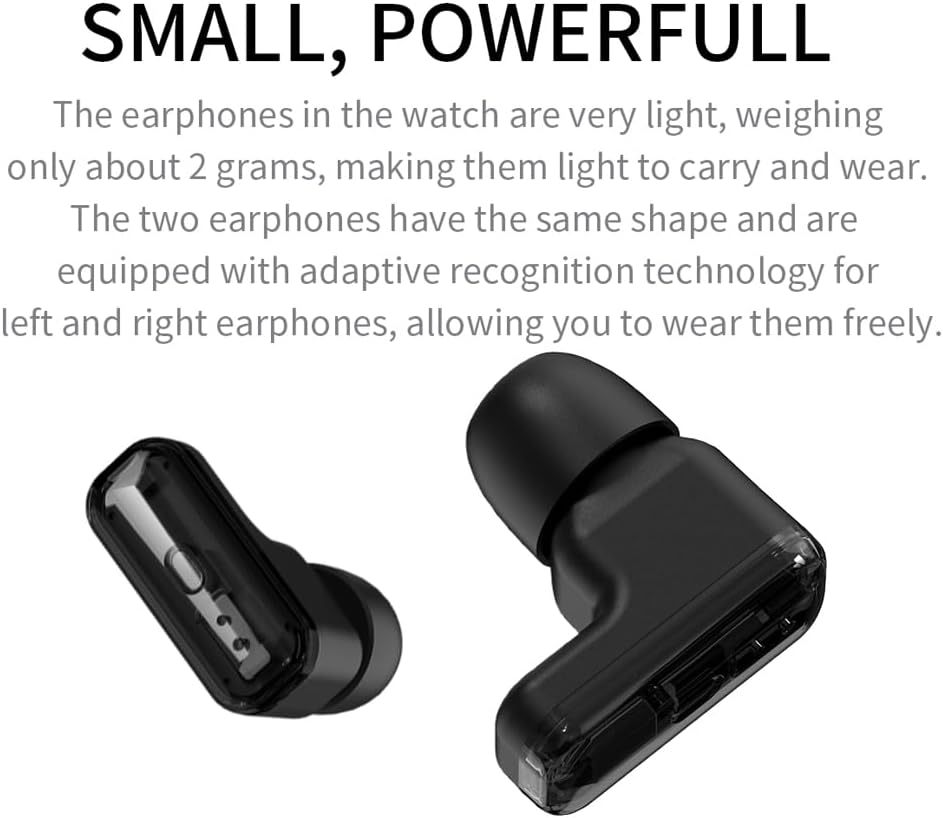 Alliget Reloj inteligente con auriculares, reloj inteligente Blueto...