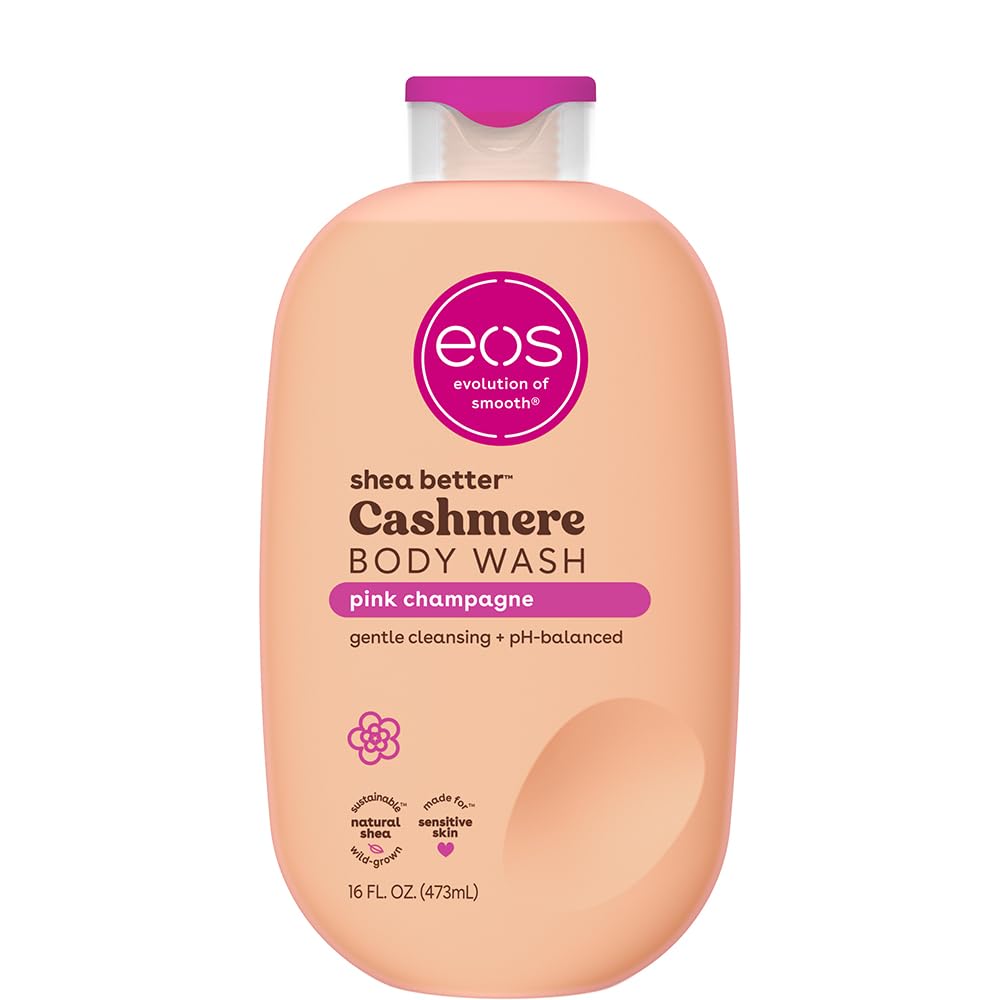 eos Shea Better Gel de Ducha Corporal de Cachemira, Champán Rosa, H...