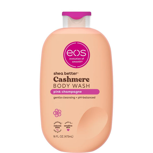 eos Shea Better Gel de Ducha Corporal de Cachemira, Champán Rosa, H...