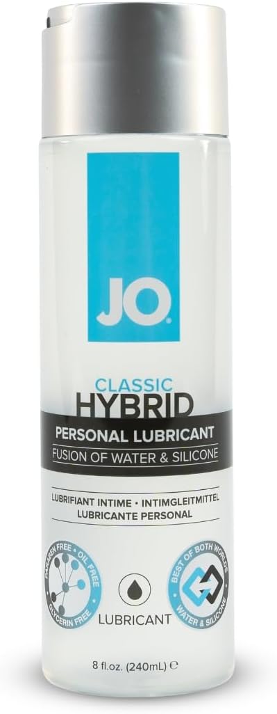 JO Lubricante personal híbrido clásico, lubricante a base de agua y...