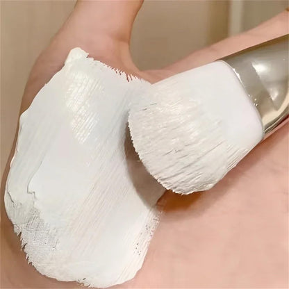 Dual-Use Silicone Facial Mask Brush with Soft Head And Digging Spoo...