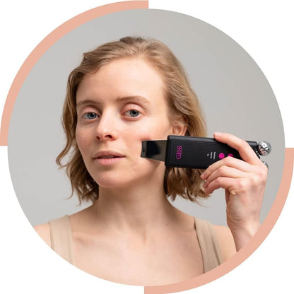GESS Dispositivo facial de microcorriente 3 en 1 | Espátula facial...