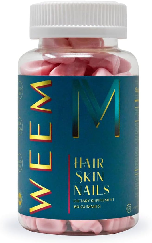 WEEM Gomitas para el cabello, la piel y las uñas, apoya el cabello...