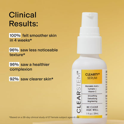 CLEARSTEM - CLEARITY The Blackhead Dissolver - Suero de ácido mandé...