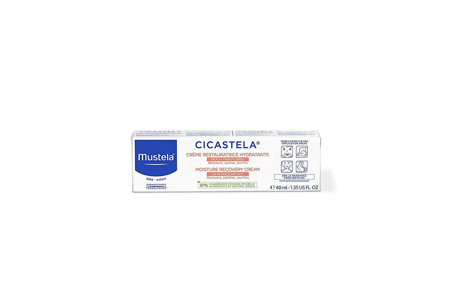 Mustela Cicastela Crema de recuperación de humedad, ungüento multiu...