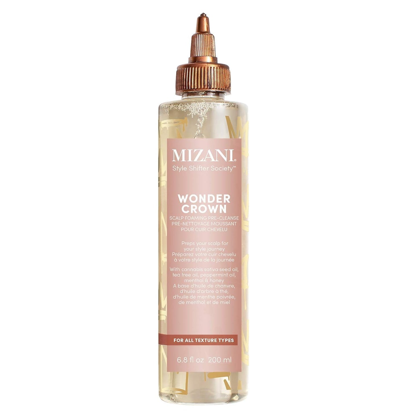Mizani Wonder Crown - Limpiador de cuero cabelludo | Tratamiento de cuero cabelludo seco y caspa | Ayuda a estimular el crecimiento del cabello | Con aceite de árbol de té y menta | Para cuero cabelludo seco con picazón | 6.8 onzas líquidas