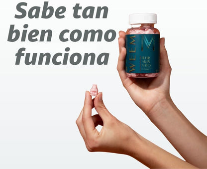 Gomas WEEM para el cabello, la piel y las uñas - Favorece el cabell...