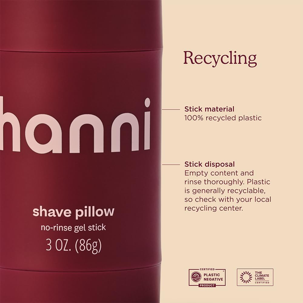 HANNI Almohadilla de Afeitado, Gel de Afeitar para Mujeres y Hombre...