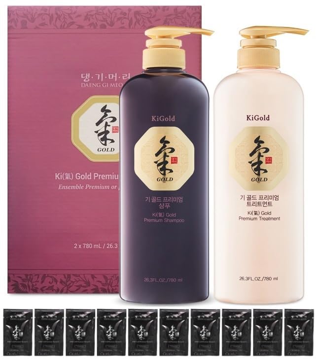 DAENG GI MEO RI - Juego de champú, tratamiento y bolsa de viaje Ki...