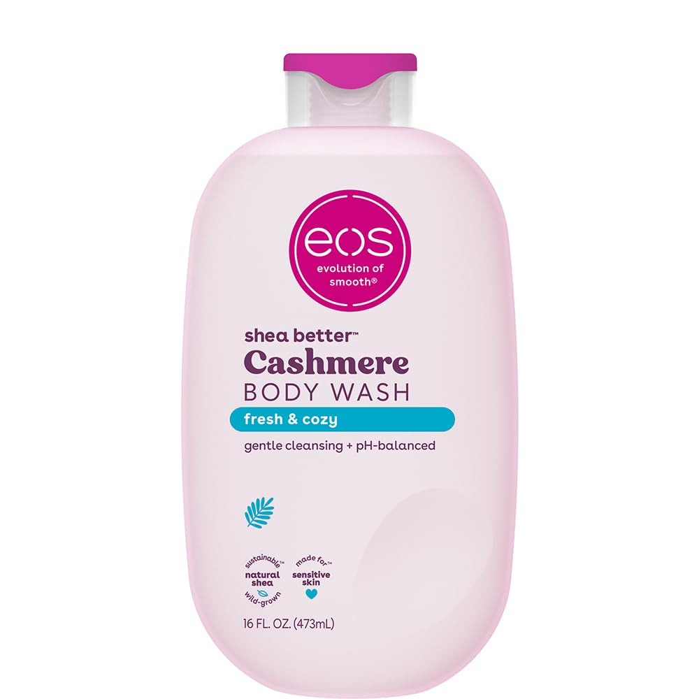 eos Shea Better - Gel de baño de cachemira, fresco y acogedor, hidr...