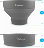 Salbree Tazón plegable de silicona para hacer palomitas de maíz par...