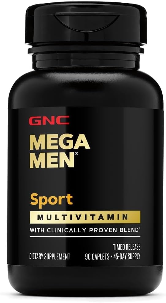 GNC Mega Men Sport Multivitamínico | Rendimiento, función muscular...
