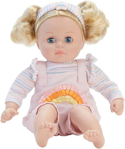 Madame Alexander Muñeca My Little Girl Rainbow Overalls de 14 pulga...