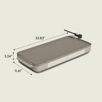 bella Plancha eléctrica de 12" x 22" con revestimiento anti...