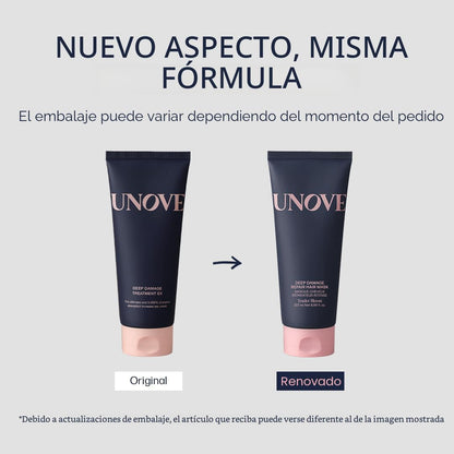 UNOVE Mascarilla reparadora de daños profundos, tratamiento capilar...