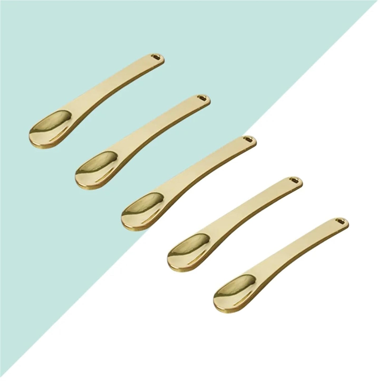 Lotion Spatula 15 Pcs Mini Makeup Spoon Premium Metal Spatula Beaut...