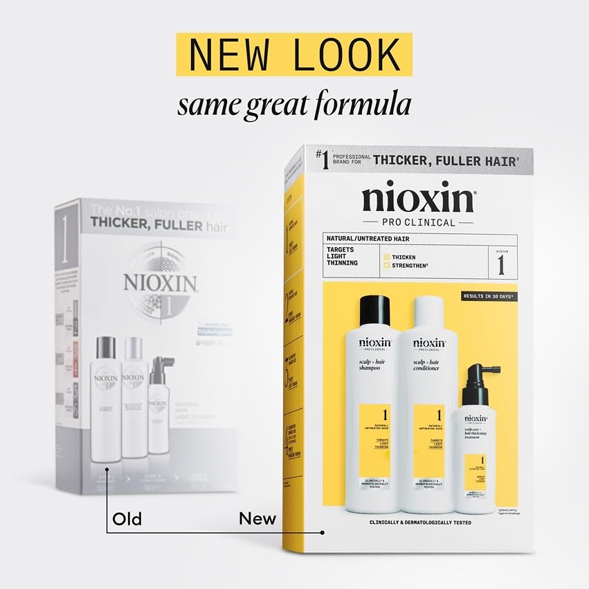 Nioxin Kits de sistema, limpia, acondiciona, hidrata el cuero cabel...