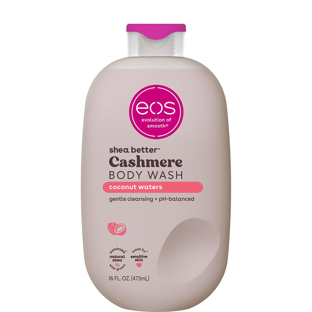eos Shea Better - Gel de Ducha Corporal de Cachemira, Aguas de Coco...