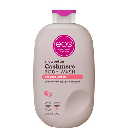 eos Shea Better - Gel de Ducha Corporal de Cachemira, Aguas de Coco...