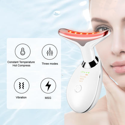 Masajeador facial para cuello, herramienta para esculpir 3 modos de...