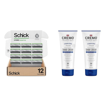Schick Hydro Sensitive - Paquete de 2 repuestos para maquinilla de...