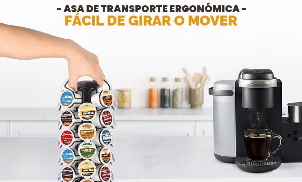 Soporte para tazas K - Soporte organizador de almacenamiento para c...