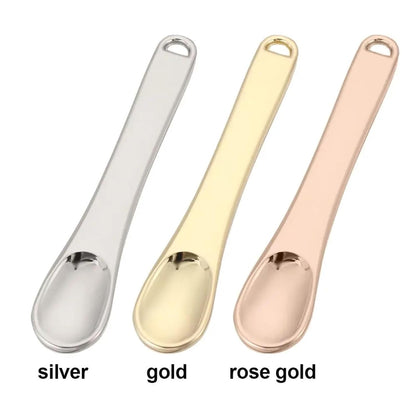 Lotion Spatula 20 PCS Metal Mini Spoon Sticks Face Mask Cosmetic Ma...