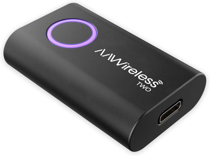 AAWireless Dos – Adaptador automático inalámbrico Android – Convertir Android Auto con cable de fábrica a inalámbrico – Bluetooth & Wi-Fi Auto Connect – Fácil Plug & Play – Botón multifunción – Hecho