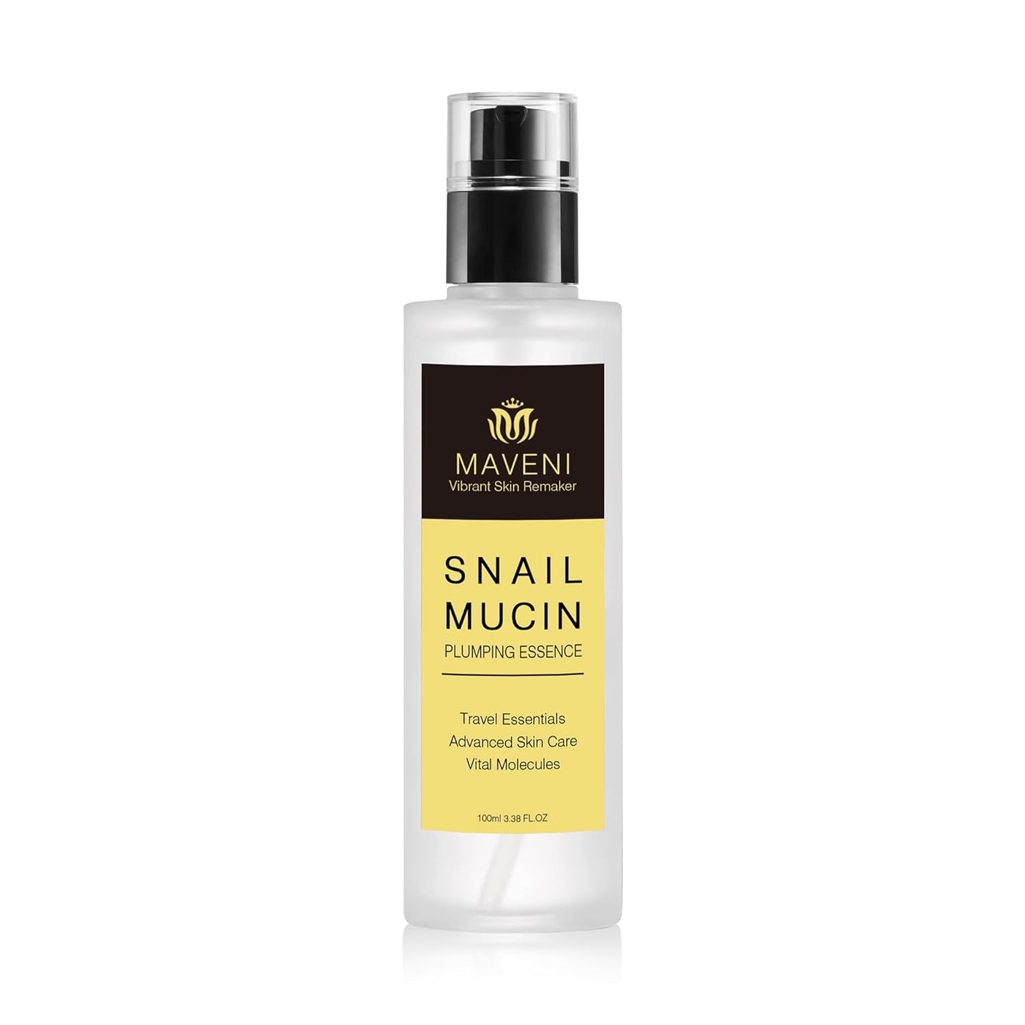 Suero relleno de mucina de caracol de alta concentración 3.4 fl oz 3.38 onzas líquidas, suero hidratante con caracol, reduce las arrugas y líneas finas, suaviza la piel facial