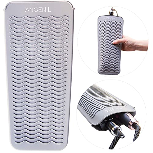 ANGENIL - Alfombrilla profesional de silicona resistente al calor p...