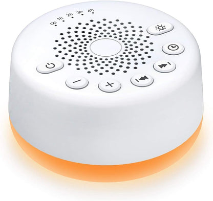 Easysleep - Máquina de sonido con 25 sonidos relajantes y luces noc...