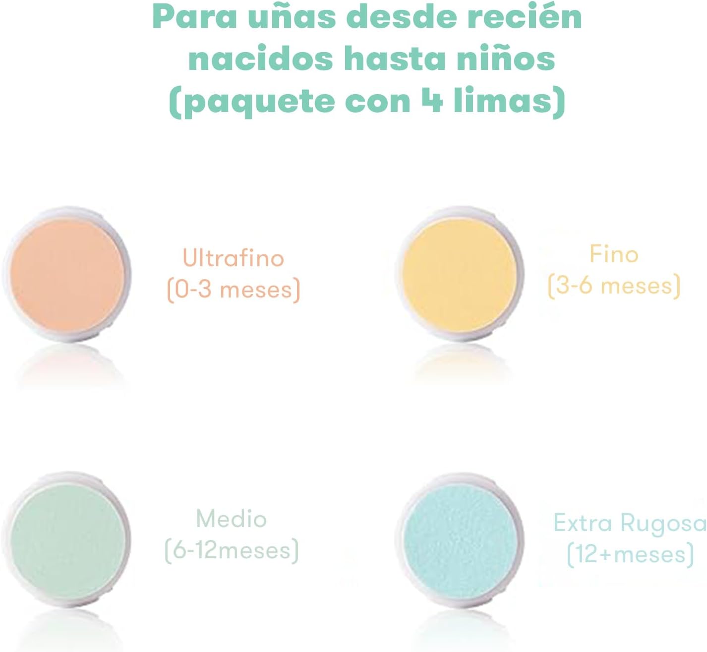 Frida Baby Almohadillas eléctricas de repuesto para uñas, seguro y...
