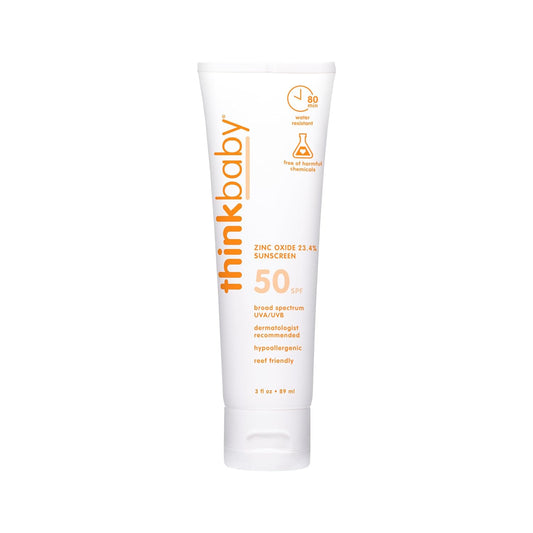 Thinkbaby SPF 50+ Protector solar para bebés, 85 g \u2013 Crema sol...