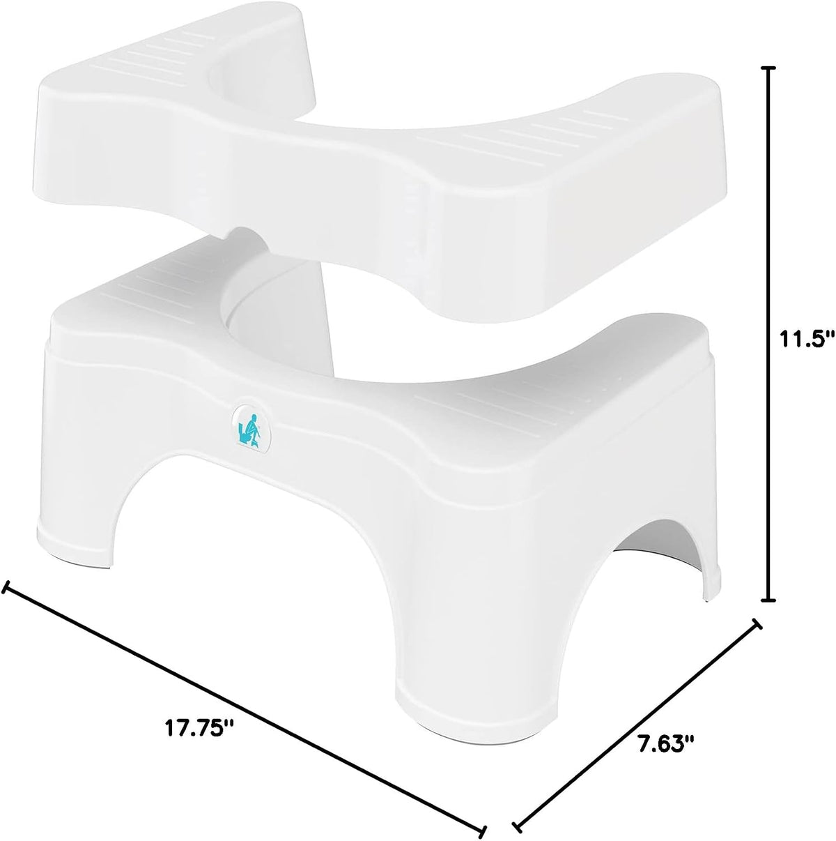 Squatty Potty The Original Taburete de Baño para Inodoro - Ajustabl...