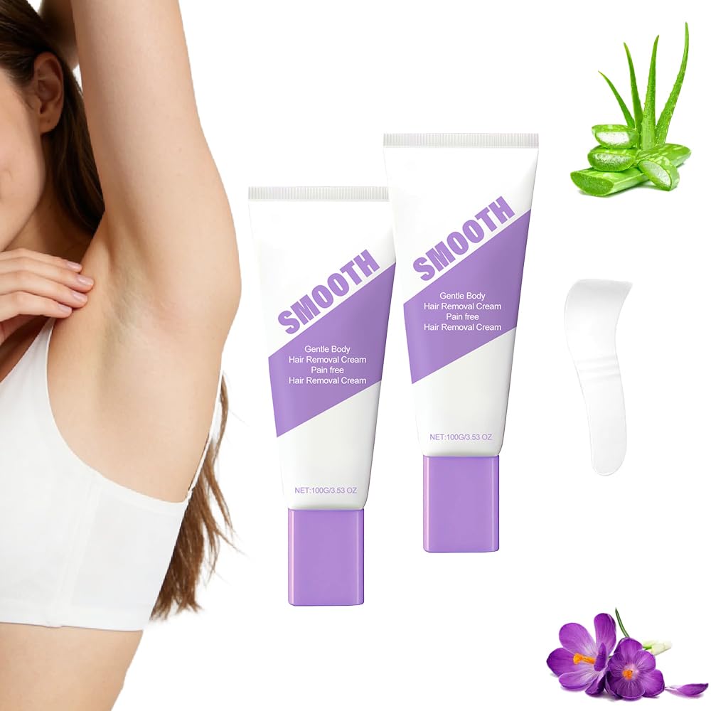 Crema depilatoria, spray de depilación suave, kit de depilación cor...
