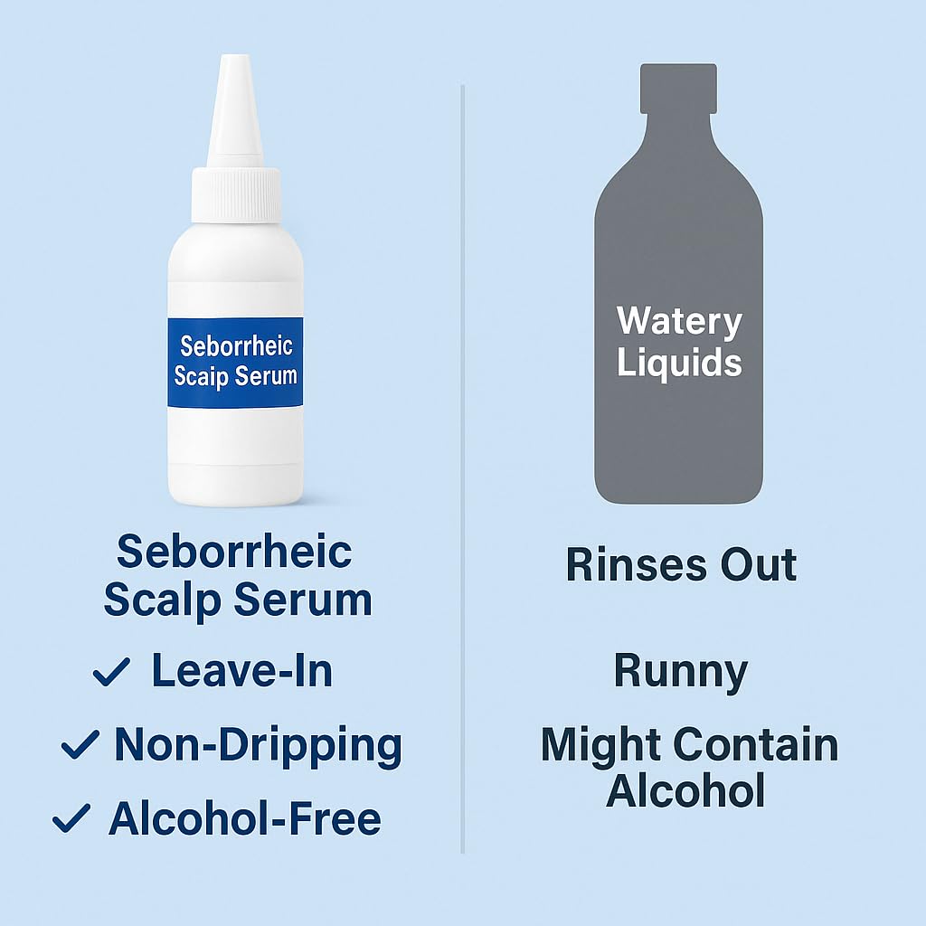 Suero para el Cuero Cabelludo Seborreico 8X DE ACTUACIÓN RÁPIDA - Ungüento Calmante para Enrojecimiento y Dermatitis - Pomada de Acción Rápida para Cuero Cabelludo, Cara, Pecho y Cuerpo para Hombres y