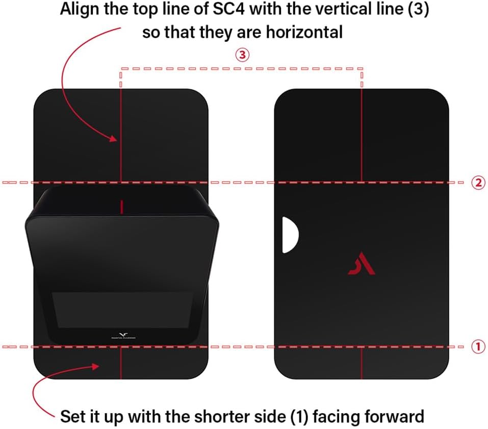 SC4 Bolsa portátil para monitor de lanzamiento | Funda protectora de transporte duro | Almacenamiento de accesorios electrónicos