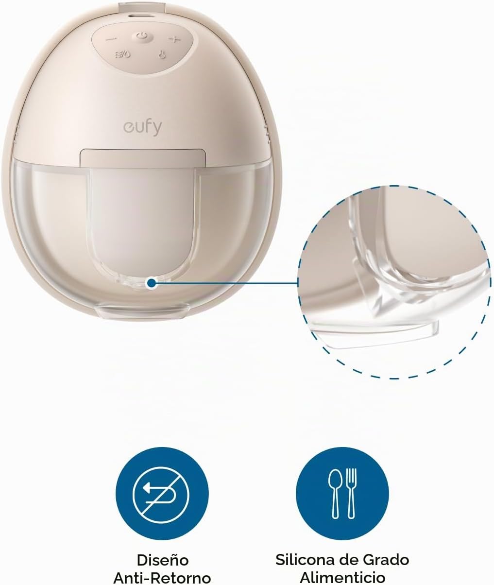 Eufy Extractor de leche E10\/E20\/S1\/S1 Pro, válvulas de pico de p...