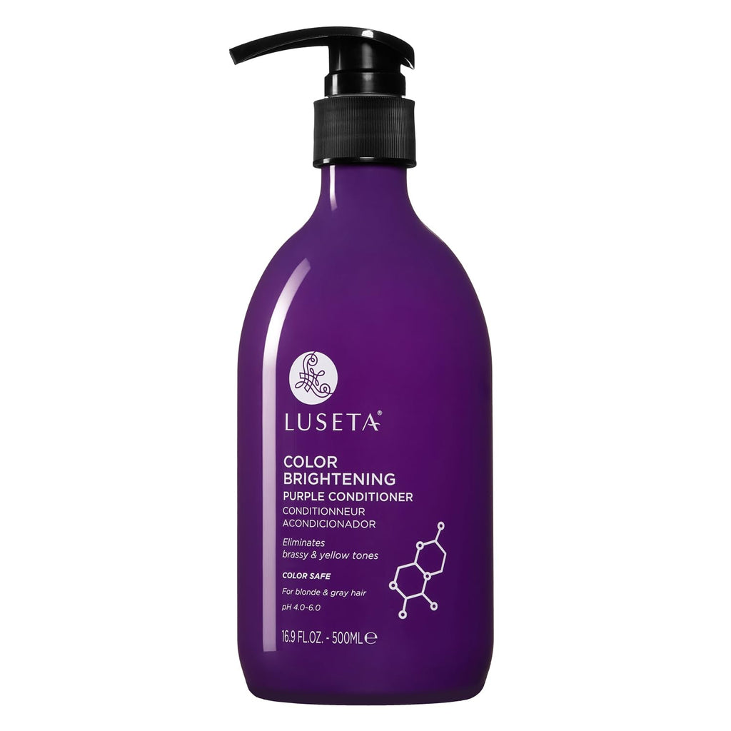 Luseta - Acondicionador morado para cabello teñido, gris, rubio y s...