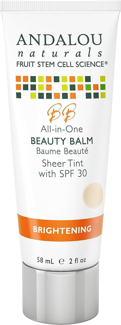 Andalou Naturals Sheer Tint Spf 30 Vitamina C Beauty Balm, 2 Fz